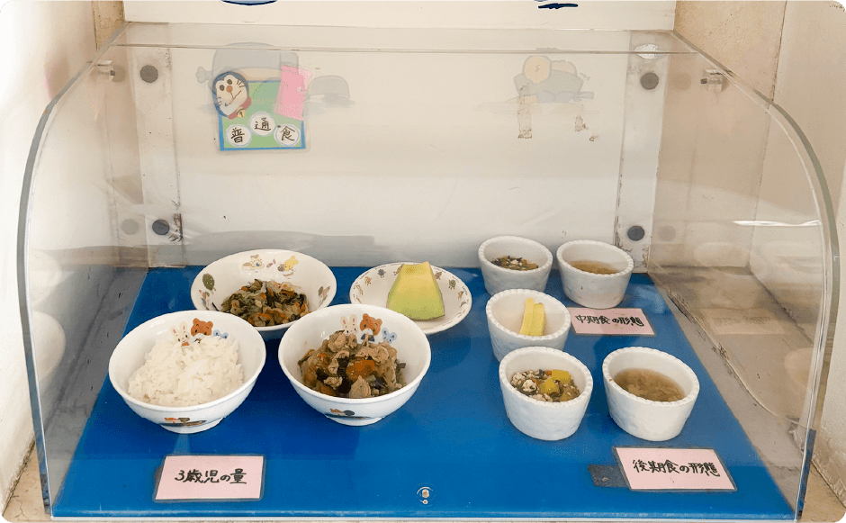自園調理の給食の様子1